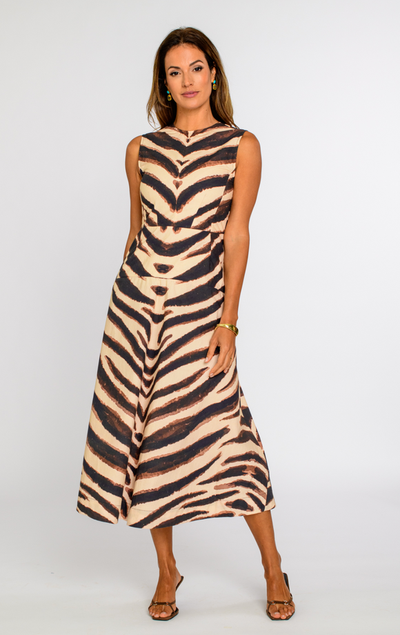 Zebra Claire Dress