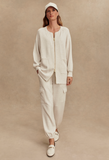 Ivory Marl Augusta Zip Through