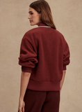 New Maroon Hansley Fleece Jacket