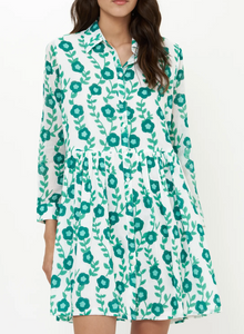 Long Sleeve Shirt Dress Mini