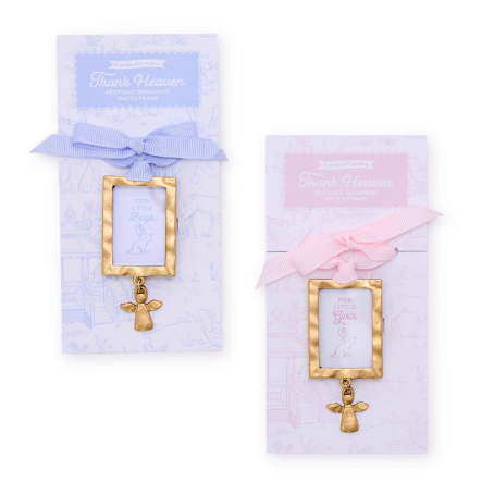 Keepsake Ornament Photo Frame with Angel Charm