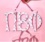 Sorority Acrylic Door Hanger