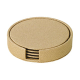 Skate Antique Round Boxed Coaster s/4
