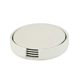 Skate Antique Round Boxed Coaster s/4