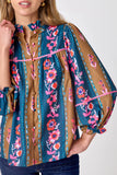 Tapestry Stripe Worth Blouse