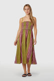 Allegra Stripe Smocked Dress