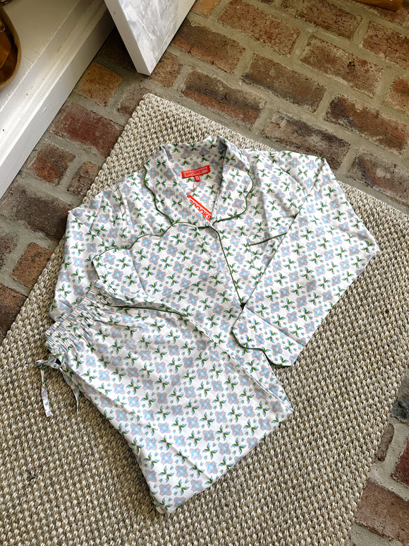 Brooks Avenue Posey Lavender Pajama Set, Long