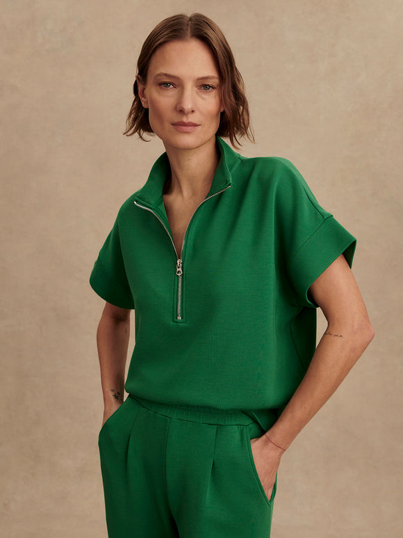 Ritchie Short Sleeve Sweat - Verdant Green