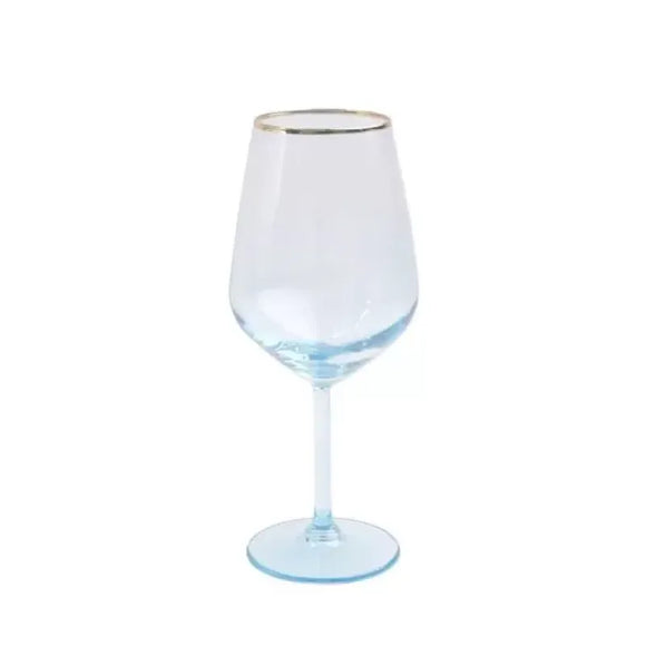 RAINBOW WINE GLASS - TURQUOISE