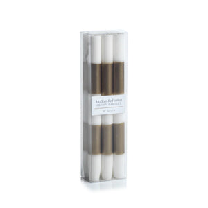 Modern & Festive Gold Formal Candles Set of 6