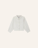 Icy Leone Puff-Sleeve Overshirt