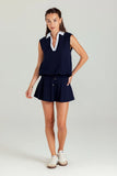 Navy Fallon Skort