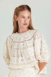 Moonbeam Eyelet Dureya Top