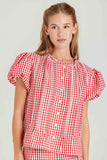 Montauk Gingham Arden Top