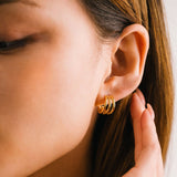 Zara Hoop Earrings, Gold