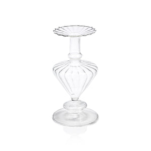 Pompidou Clear Glass Vase - Clear