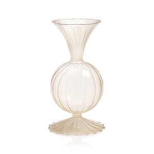Treviso Piccola Glass Vase - Yellow Cloud - 6.5 in