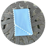 Cotton Pique Sash with Trim: White / 54 inches