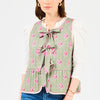 Olive Petal Sketch Rosie Vest
