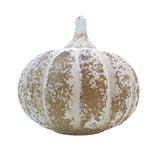 Hand-Blown Glass Pumpkin, Frosted Finish