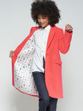 Pink/Orange Diagonal Pattern Coat