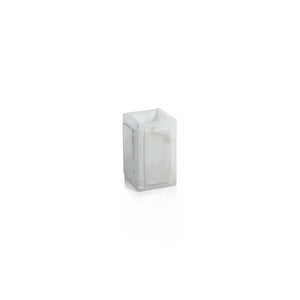 Côte d'Azur Alabaster Brush and Comb Holder
