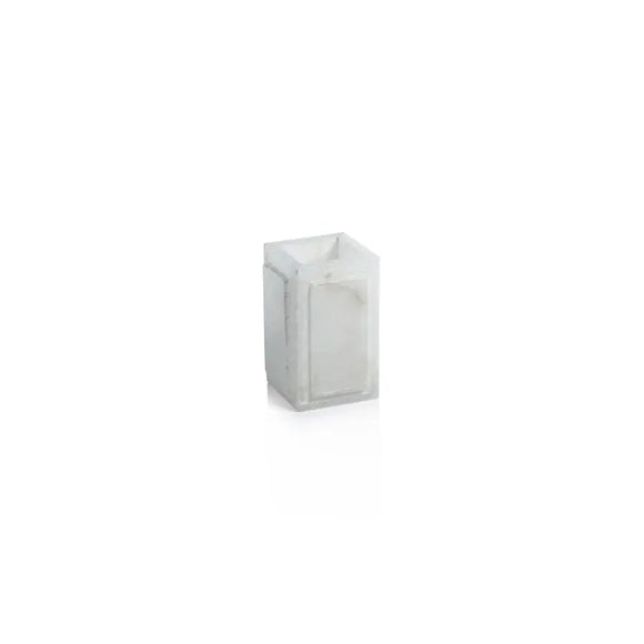 Côte d'Azur Alabaster Brush and Comb Holder