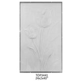 Blossoming 24 X 2 X 40" ACRYLIC WALL DECOR 1PC/1PK/1.94' 24 x 2 x 40"