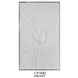 Blossoming 24 X 2 X 40" ACRYLIC WALL DECOR 1PC/1PK/1.94' 24 x 2 x 40"