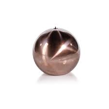 TITANIUM BALL CANDLE- ROSE GOLD/3.5",