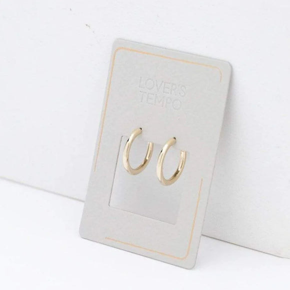 Constance Hoop Earrings, Gold