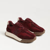 French Burgundy Langley Sneaker