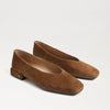 Nutmeg Suede Kasey Square Toe Ballet Flat