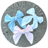 Cotton Pique Sash with Trim: White / 54 inches