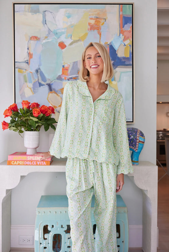 Laura Park Pajamas in Elephant Falls, Long