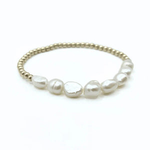 Baroque Pearl Bracelet in 14k Gold-Filled