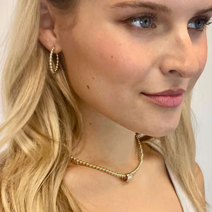 4mm 14k Gold Filled Waterproof Necklace with GF Barrel