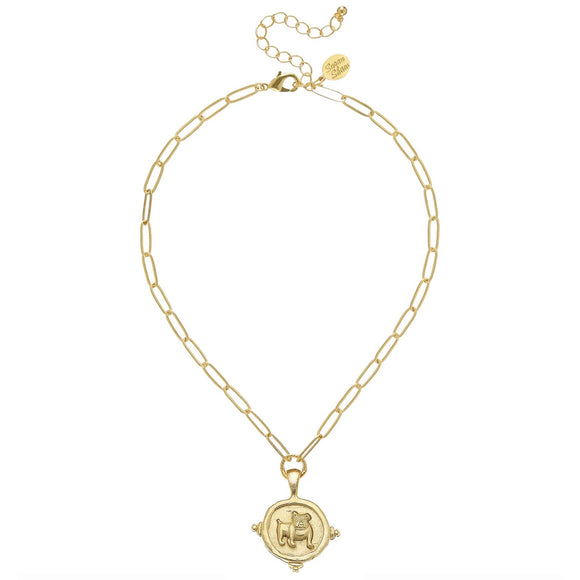 Bulldog Paperclip Necklace