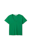 Hendrix Cotton SS Boxy V Neck Tee