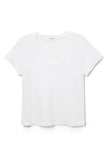 Hendrix Cotton SS Boxy V Neck Tee