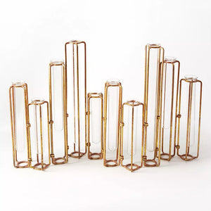 Set of 10 Hinged Flower Vase