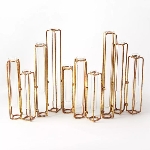 Set of 10 Hinged Flower Vase