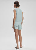 Shea Crop Tank - Ether Blue