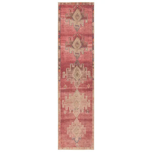 RUG KAR04 2'6"X10' RNR PINK