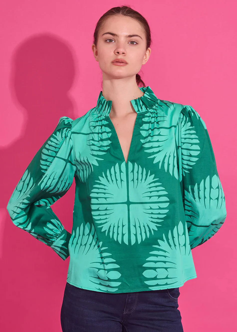 green emerald velvet dress Alden Adair Liza Dress