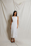 White Supima Sleeveless Dress