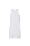 White Supima Sleeveless Dress