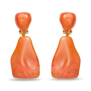 APRICOT WILMA DROP EARRINGS