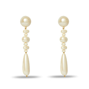 Pearl Copacabana Linear Earrings