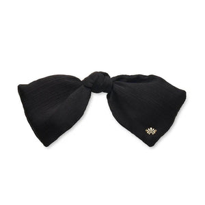 Jet Paloma Bow Barrette